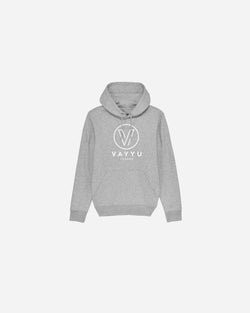 Vayyu London Circle Stone Organic Logo Hoodie | VLCSOLH