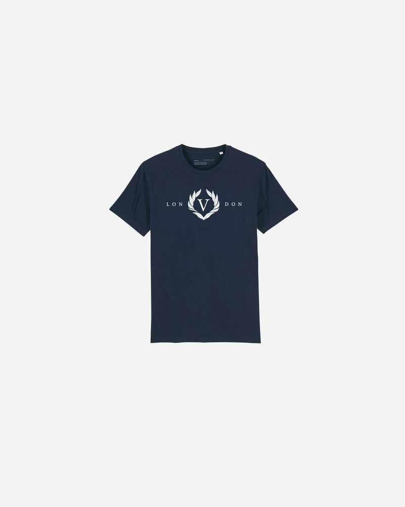 Mariana Navy V Organic T-shirt  | Ritualist Royalty | MNVOT